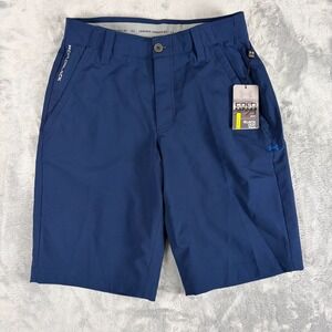 Under Armour Coldblack Mens Size 30 Golf Shorts Navy Blue Inseam 11" NEW!